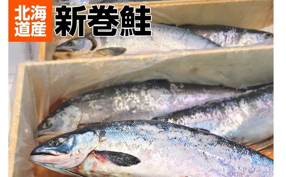 Amazon.co.jp: ウオス(札幌の水産直営店 進風水産) 国産 新巻鮭