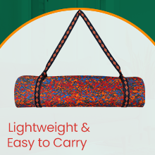VIFITKIT Multicolour Yoga mat 
