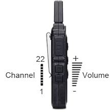 RT19 walkie talkies Volume key