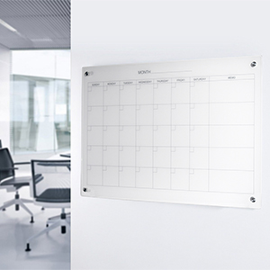 Wall Mounted Ultra White Board Office Setting