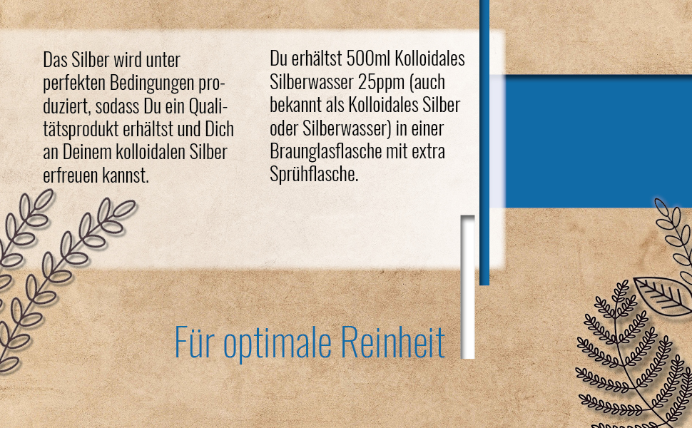 Kolloidales Silberwasser