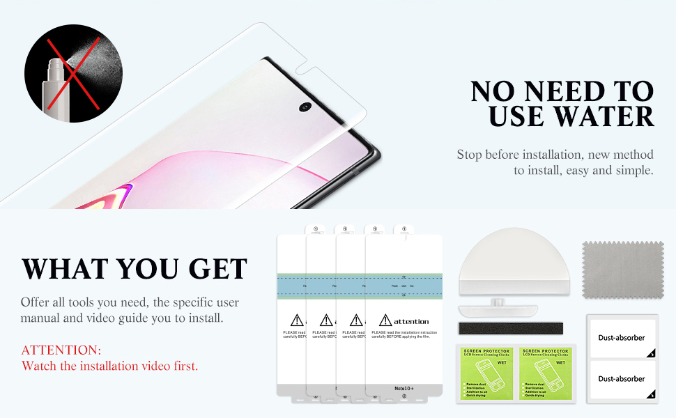 samsung galaxy note 10 plus screen protector
