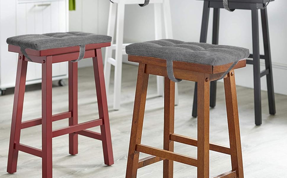 baibu Stool Cushion Rectangular, Super Soft Saddle Stool
