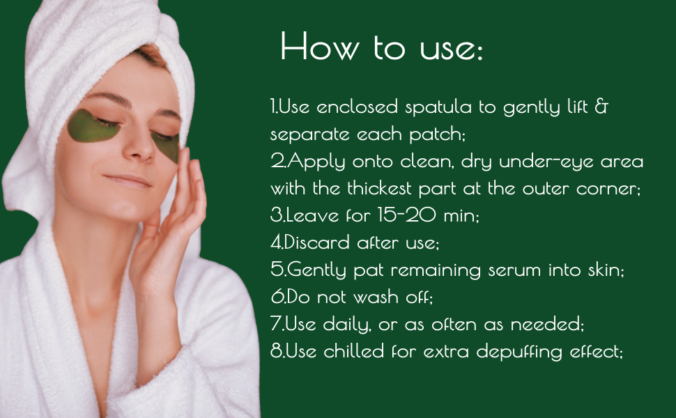 Annli'Co Collagen Eye Mask 30Pairs 100 VeganCruelty Free Under Eye Patches effectively