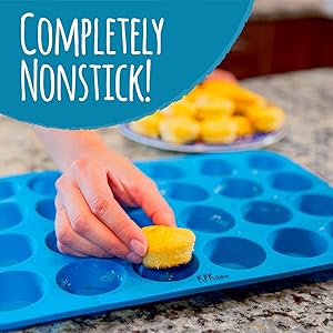 Silicone Muffin Pans are absoluetely non-stick