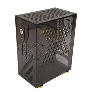 Amazon | Mini ITX ケース、透明アクリルパネル付きミニ PC