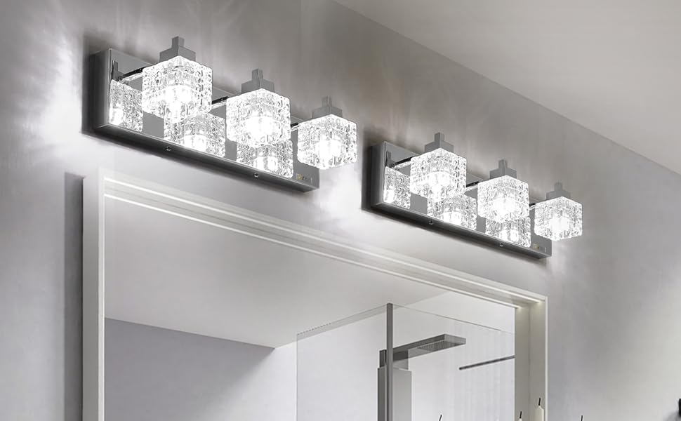 TRLIFE Bathroom Vanity Light Fixtures, Modern Bathroom Lights Over