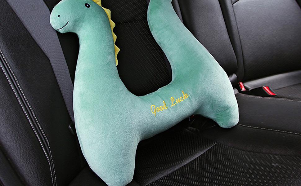 Oreillers d'avion pour pour les voyages, Oreiller cervical pour en forme de H, style Unicon rose