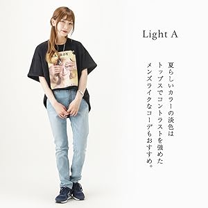 Amazon スキニーパンツ レディース デニム ジーンズ ジーパン ロングパンツ スリムパンツ ストレッチ 動きやすい Navy Jeans Cool Nj C W001 淡色b L ジーンズ 通販