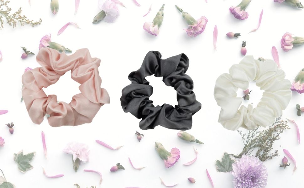 mulberry silk hair scrunchie silk scrunchie for hair