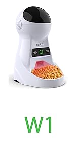 Amazon | 自動給餌器 猫 犬用 Iseebiz スマホで遠隔操作 Wi-Fi