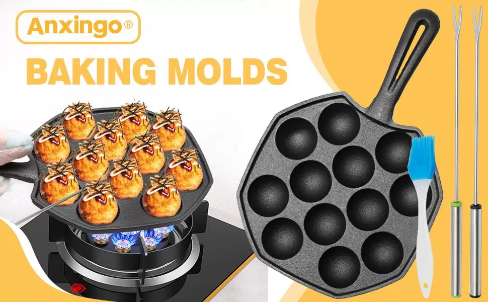 Cast Iron Takoyaki Pan