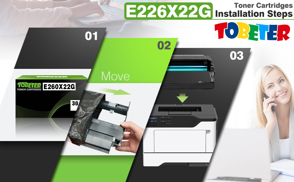 ToBeter Remanufactured E260X22G Drum Unit Replacement for