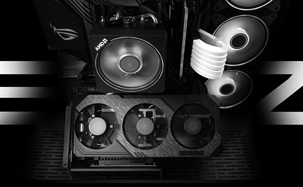 EZDIYFAB Vertical Graphics Card Holder Bracket Support with Multi