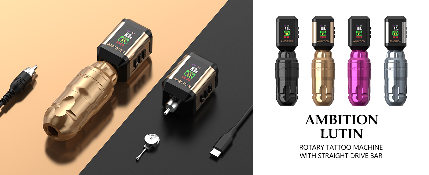 Amazon.com: Ambition Lutin Rotary Tattoo Machine with Korall