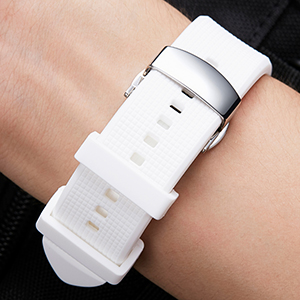 18mm silicone watch band