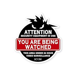 テロルの警告 ポスター Amazon.co.jp: SIXTYWATT DECAL SERVICE セキュリティーラベル