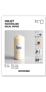 Inkjet Clear, LTR, 10 SHEETS