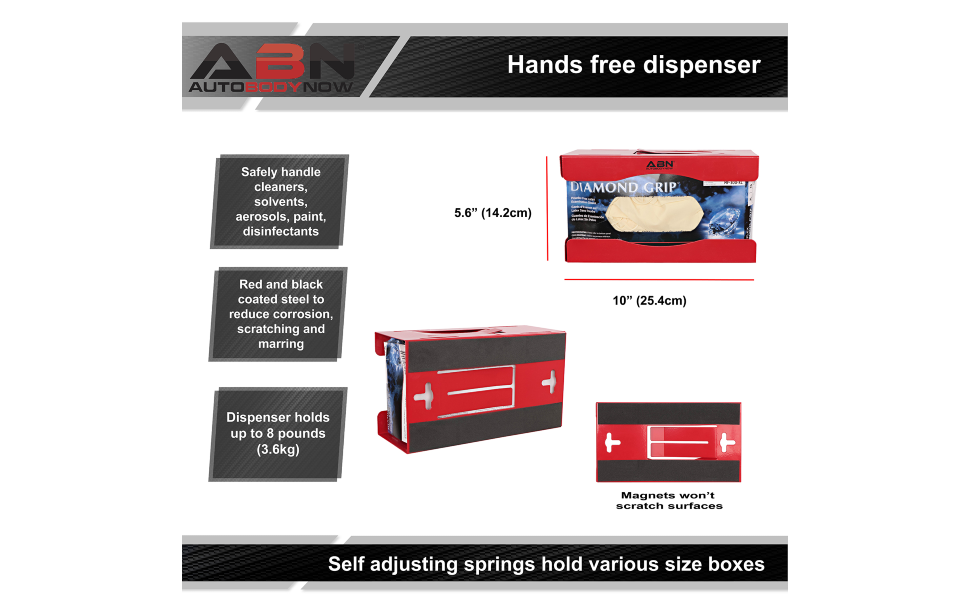 ABN Glove Box Holder Glove Dispenser Wall Mount,