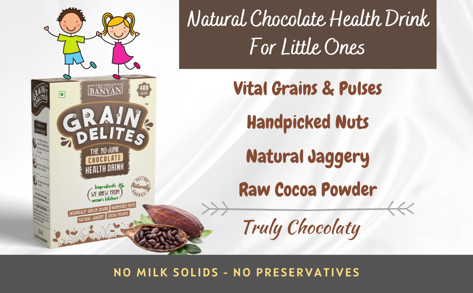 GrainDelites Chocolate health drink sathu maavu Classiq organic