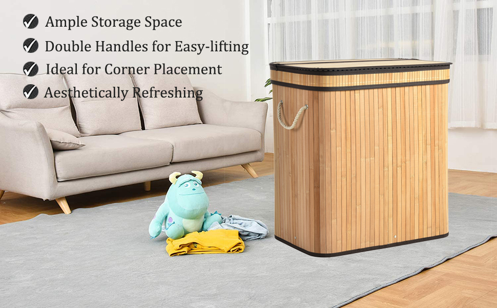 Bamboo Laundry Hamper