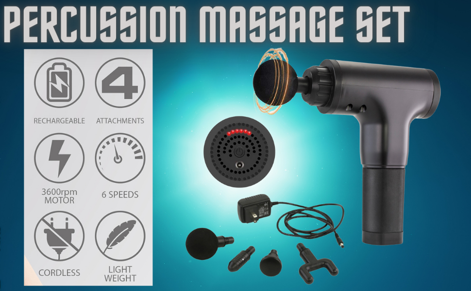 FineLife Products Deep Tissue Percussion Massager Perfect for body and muscle