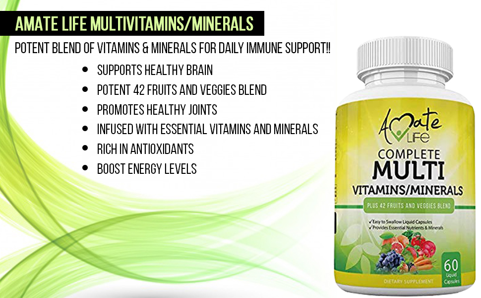 Multivitamins/Minerals Capsules with Zinc and Premium 42