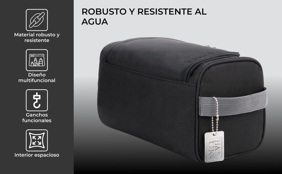 H&S Hanging Travel Toiletry Bag