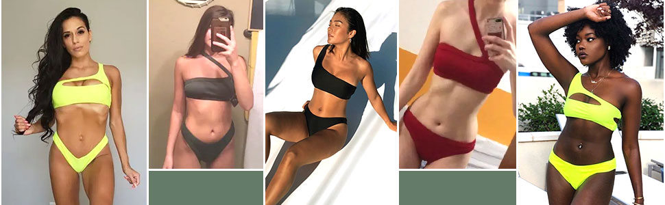 two piece bathing suit