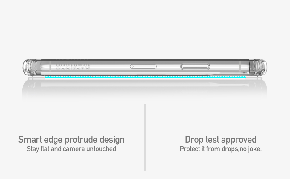 MOSNOVO iPhone 11 Case, Clear Whale Design Pattern Transparent Back