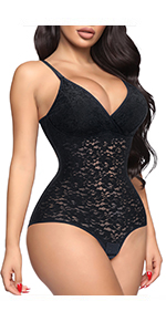 lace shapewear bodysuti