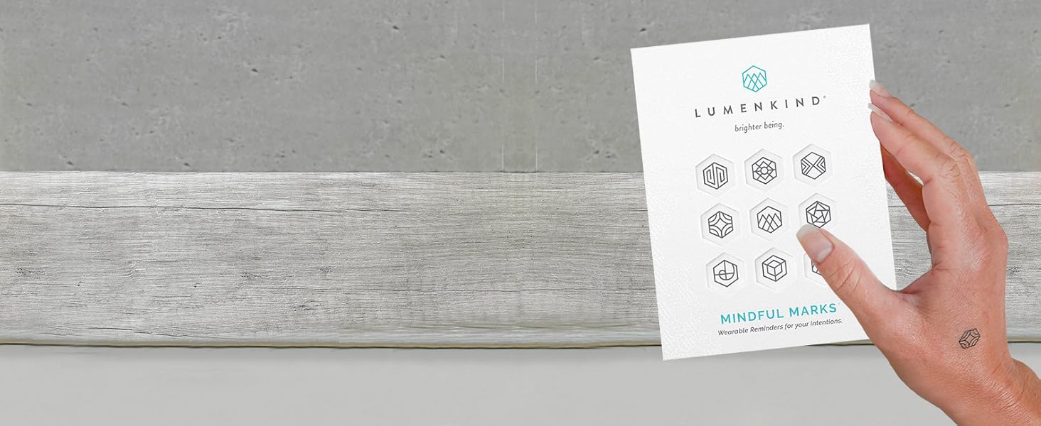 mindfulness temporary tattoos