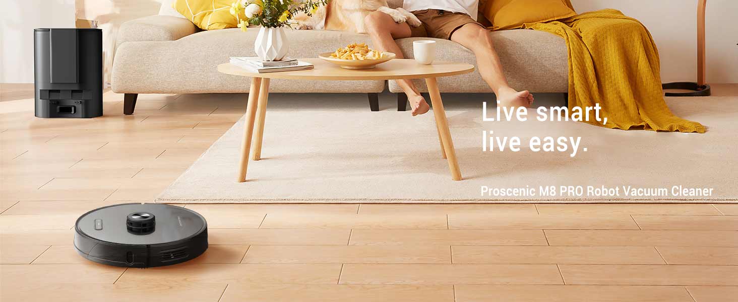 Proscenic M8 Pro お掃除ロボット Proscenic M8 PRO Mopping Robot Vacuum with Automatic Dirt