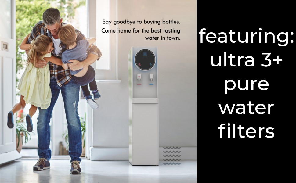 Drinkpod Pro Series 6 Bottleless Touchless Water Cooler Filtered