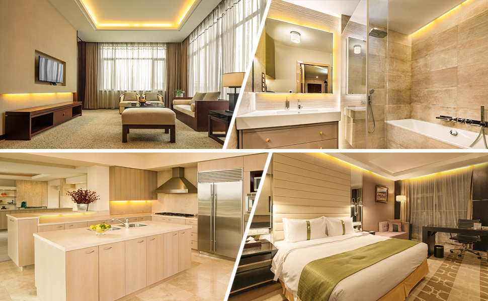 6M LED Strip, OMERIL USB LED Stripes SMD 2835 LED Streifen, 3000K Warmweiß LED Band Selbstklebend