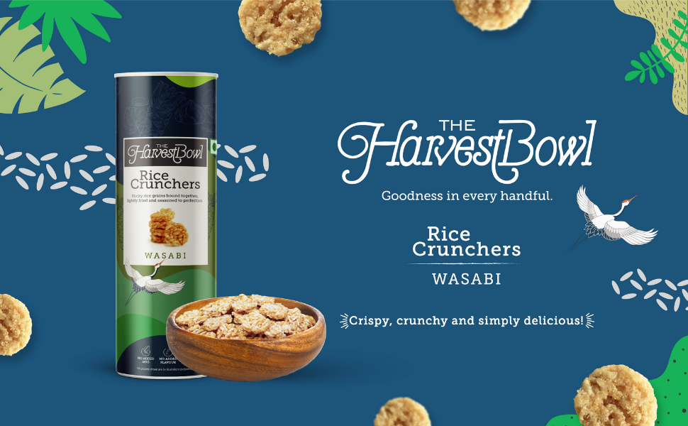 The Harvest BowlRice CrunchersWasabiGluten Free No transfat No