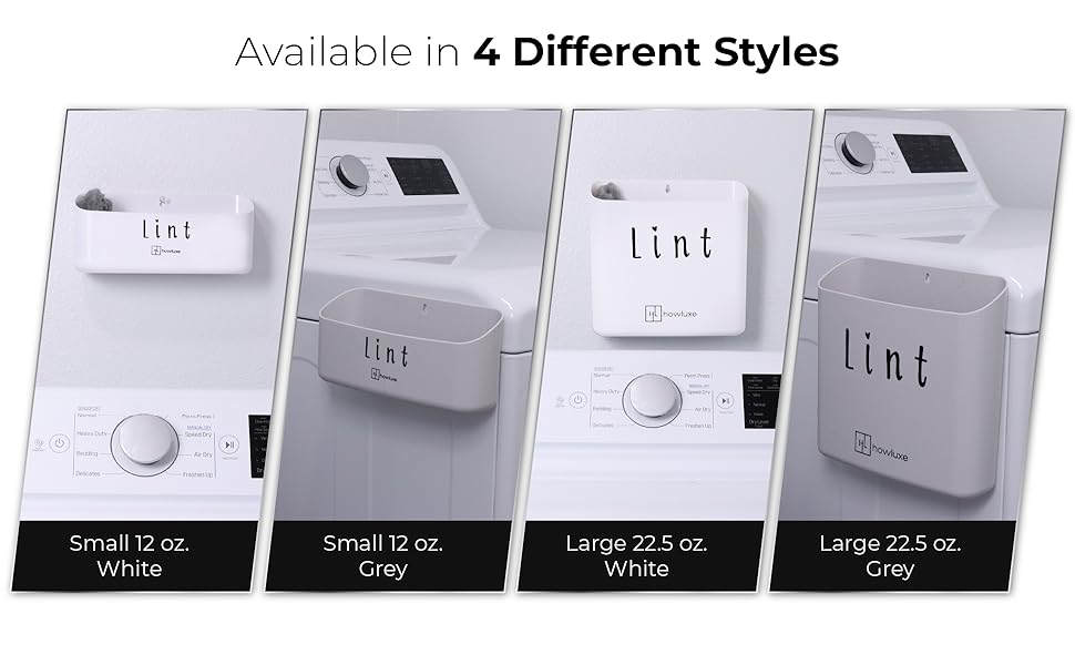 HowLuxe Lint Bin for Laundry Room Minimalist
