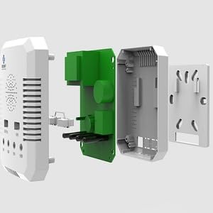 A block diagram showing the inside of the machine