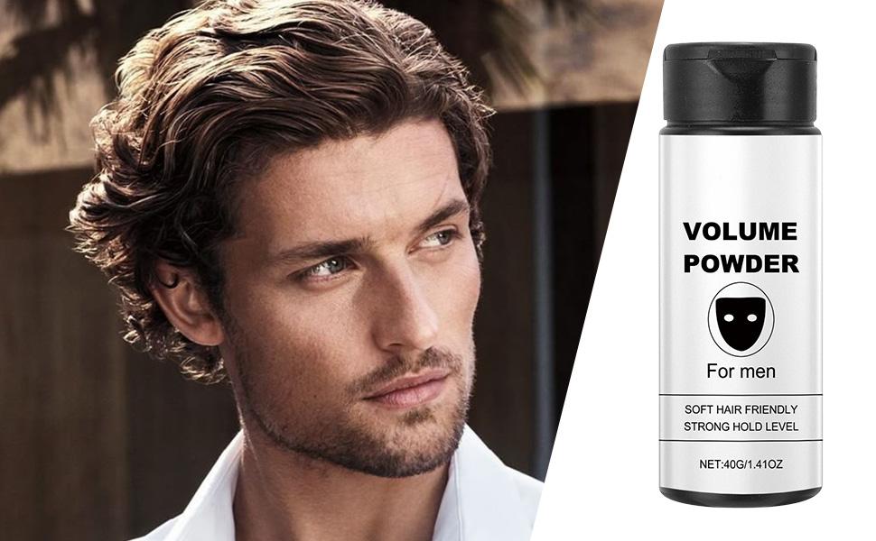 Volumepoeder voor haar mannen, heren haartextuurpoeder