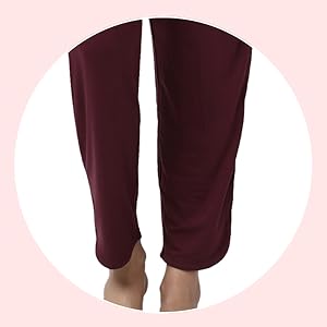 7/8th length sits above the ankle