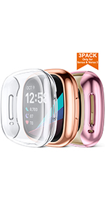 screen protector case for Sense and Versa 3