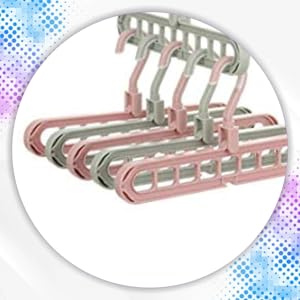 MAXABLE Wardrobe Space Saver Folding Hanger for Clothes/Multi-Purpose SPN-FOR1