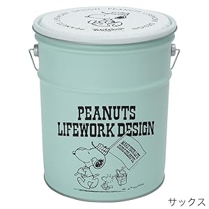 スヌーピー　ペール缶スツール　ミント スヌーピー ペール缶スツール ミント