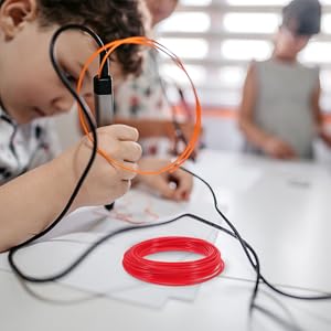 Zerodeko Meters Pen Filament Refills Abs Filament for Printing Pen Random Color 13 12