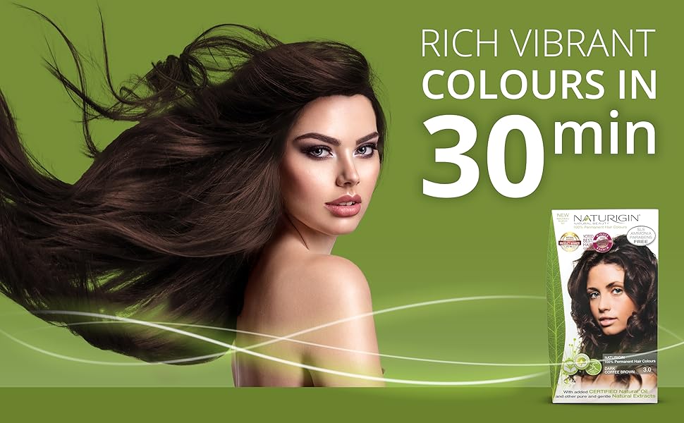 Naturigin, Hair Colors, Hair Care, Hair Dye, Shiny Hair, Smooth Hair, Dark Coffee Brown