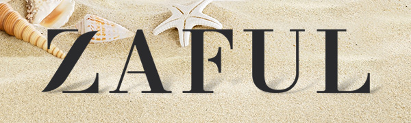 ZAFUL Women's Spaghetti Straps Cami Padded Three Pieces Bikini Swimsuit