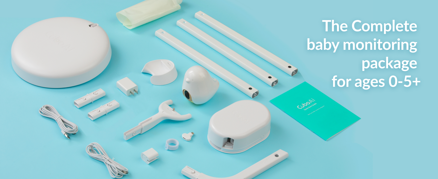 complete baby monitoring package for 0 to 5 years