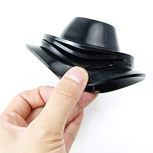 Rubber Housing Seal Caps For Headlight Install, Aftermarket Headlamp or Retrofit
