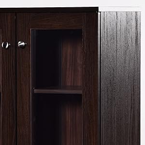 DeckUp Awana Book Shelf/Display and Storage Unit (Walnut, Matte Finish SPN-FOR1