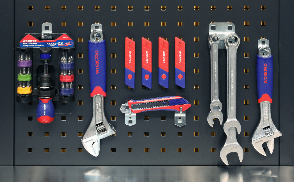 WORKPRO Lot De 100 Lames De Cutter 18mm, Lames Sécables En SK5 Avec Distributeur, Épaisseur: 0,5mm, Longeur: 100mm 17 1